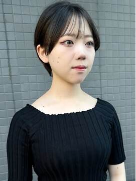 トレヘアー 京都 烏丸(tRe hair) マッシュショート くびれショート 20代30代40代