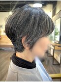 小顔ショートボブ