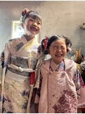 3歳7歳の七五三♪