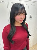 暗め透明感グレージュカラー
