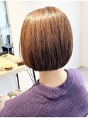 ミニボブ/切っぱなしボブ/ショートボブ/ショートカット/大人ボブ