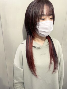 エイト 三軒茶屋店(EIGHT) EIGHT三軒茶屋　ロングウルフ×インナーカラー