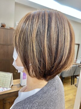 ジャストビューティー リアリー(just beauty Really) アンブレラカラーで白髪ぼかし