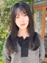 ラパンセヴェール(LA PENSEE VERT) 顔まわりシャギーレイヤー