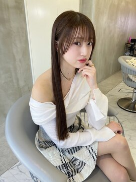 ロンドルーチェ 心斎橋(Lond luce) 大人ガーリー×ミディアムレイヤーカット【心斎橋/髪質改善】