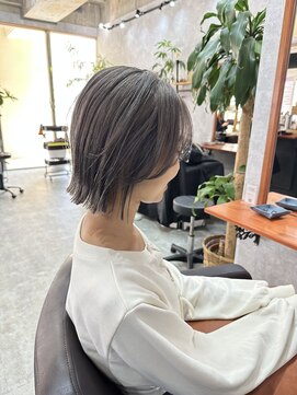シールドヘアー 沖縄 新都心(C'LD Hair) 那覇/新都心/おもろまち/ハイトーンボブ/ハイトーン/グレージュ