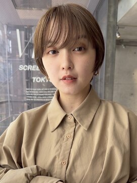 スクリーンギンザメゾン 銀座(SCREEN GINZA MAISON.) クラゲヘアー/小顔に見せるヘア/ココアベージュ/銀座