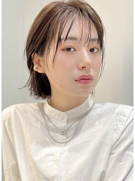 ミンクス ギンザ セントラル(MINX ginza central) イメチェンくびれボブ ベージュ 20代30代40代