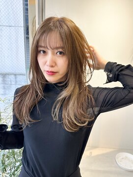 サンク(SANC) レイヤーミディアム×インナーカラー