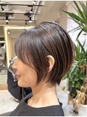 ★後頭部をふんわひさせる魔法のカット！横浜ショートボブ