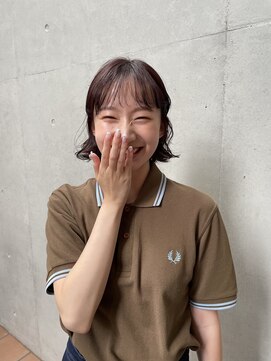 アピッシュ 国分寺(apish) コテ巻き風ボブパーマ