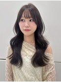 心斎橋/着物ヘア/大人ガーリー/ダークアッシュ/似合わせカット