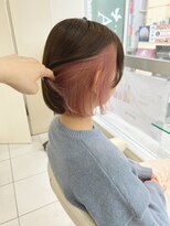 ヘアアンドデイスパ アグー(hair&dayspa AGU)&nbsp;［SHIZUKA］ちらっと可愛いピンクインナー