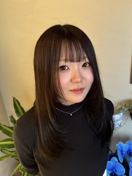 リール(Rire) ナチュラルストレート×透明感ダークブラウン