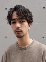 バイフィフス 原宿/表参道(by fifth) センターパートシャドウパーマルーズパーマ大人メンズヘア