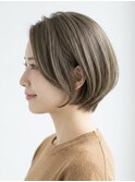 前髪なし/大人ショートヘア/ひし形ショートボブ/30代40代50代