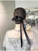 ヘアセット 結婚式お呼ばれ カチモリアレンジ 【mt___213r】