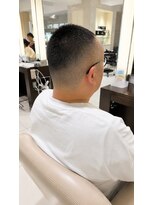 ヘア&エステ ヒロイン 西武池袋店&nbsp;フェードベリーショートモヒカンスタイルヘア。