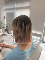 モアナ ルア バイ ヘッドライト 平塚店(Moana Lua by HEADLIGHT)&nbsp;グラデーションブロンドボブ【高綱】