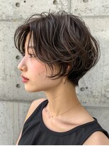 赤れんがアネックス(ANNEX)&nbsp;ナチュラルショート似合わせ30代40代50代ショートボブパーマ