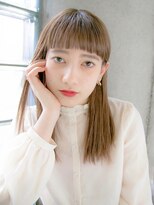 リリアン 青山(relian) ショートバングでツヤツヤストレート☆
