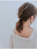 こなれ感がでる！簡単ポニーテール
