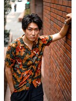 クロムトウキョウ ザ バーバー 新宿本店(CHROM TOKYO the Barber)&nbsp;ゆるふわスパイラルverパートスタイル