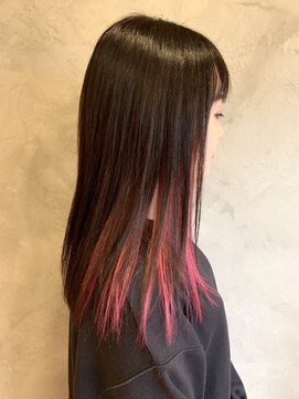 フリップ(FLIP) ピンクインナーカラースタイル