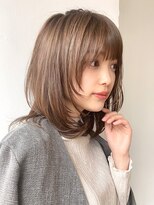 【HONEY渋谷】顔まわり小顔レイヤーミディ（徳永　りえこ）