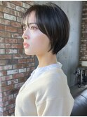 大人かわいい小顔ショートボブショートヘア20代30代40代表参道