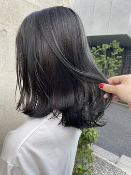 アクアオモテサンドウ(ACQUA omotesando) ＊ブリーチなし透明感カラー暗髪アッシュグレージュカラー