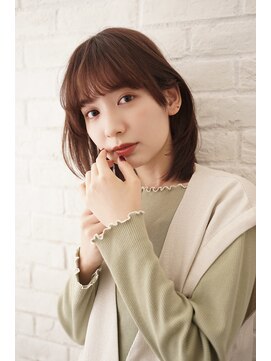 ネオリーブエクラ 上野御徒町店(Neolive eclat) ふわっとミディアムボブ