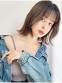 ピスタチオカラー/赤み消し/外ハネボブ3/心斎橋&難波&なんば