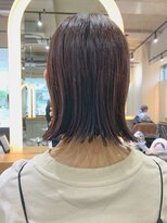 サロンドミルク 新百合ヶ丘店(salon de MiLK)&nbsp;シンプルで、お洒落な、切りっぱなしボブ！