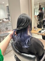 ヘアサロン ガリカ 表参道(hair salon Gallica) 【miko】透明感ラベンダー× 艶髪クリアブラック/インナーカラー