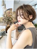 大人可愛い20代30代40代50代小顔ショートボブナチュラルショート