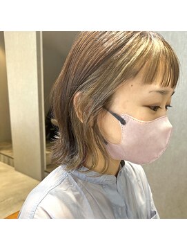 クルニエ(crenier) @ベージュ系ボブ