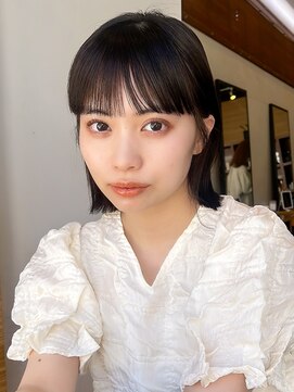 ラフ フロム ガーデン(Laf from GARDEN) お洒落ワイドバング/ぱつんとロブ/前髪カタログ