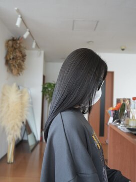 スタジオフィット(STUDIO FITTO) ブリーチなし　青み系グレージュカラー