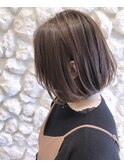 【Moana Lua】#ボブ#髪質改善#ブラウンカラー#20代30代40代