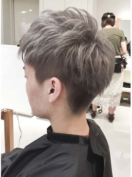 デイズ(days) ウルフ アッシュブラック ベリーショート カルマパーマ　ウルフ