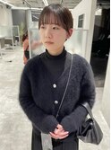 前髪が綺麗なショートヘア/似合わせカット/簡単セットできる