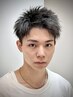 迷ったらこれ★メンズトップスタイリストカット＋シェービング＋眉毛￥4950
