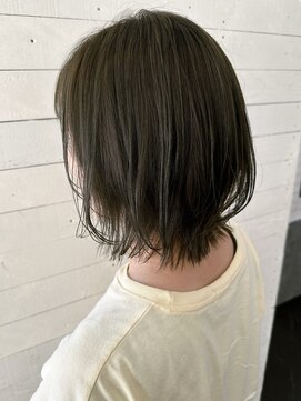 ルノン フィージュ(LUNON fieju) カーキベージュ/カーキグレージュ/軽めボブ/レイヤーカット