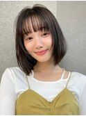 顔周りレイヤーボブ(新潟/万代)