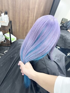 いろあそび 八王子 ペールバイオレット×ターコイズ