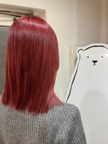 ナンバー ユアイロ 川崎(N° uairo)&nbsp;【末安】ワインレッド/韓国風/ケアブリーチ/ダブルカラー