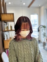 オーシー 四ツ井店(O'sea)&nbsp;インナー×フェイスフレーミングピンク