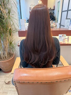 マーリャヘアー(mallia hair) レイヤースタイルレイヤーカットロングレイヤー小顔スタイル