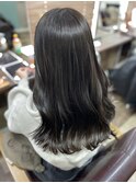 ロング×マットベージュ